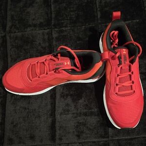 New In Box Never Worn Under Armour HOVR Running Shoes - Black and Red